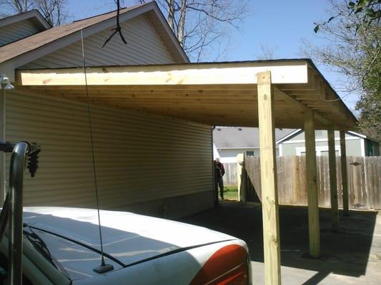 New carport