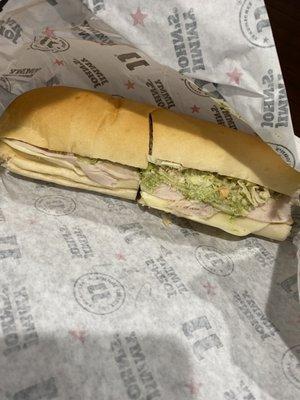 Zesty Garden Turkey Club (seasonal and looks NOTHING like the photo)