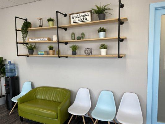 The lobby of Anytime Dental Gilbert, AZ - Open Early, Late & Weekends.