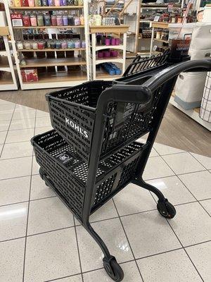 Love, love, love the new carts. So does my Diet Coke! Cup and phone holders!