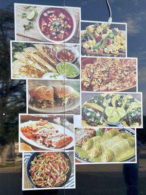 Menu pictures