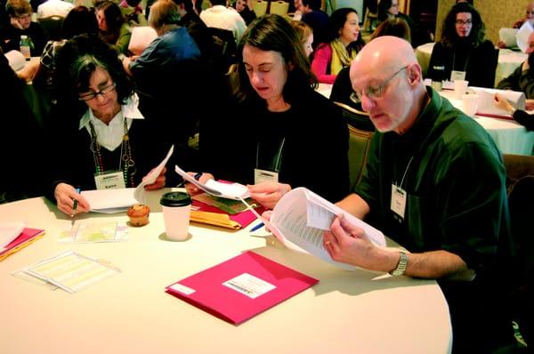 Poetry workshop group at the Winter Poetry & Prose Getaway