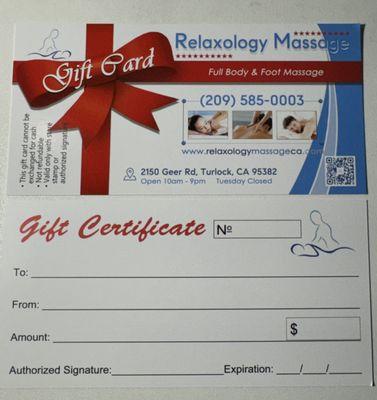 Gift Certificates Available.