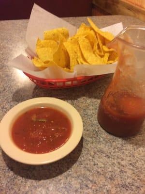 Chips and salsa (complimentary)