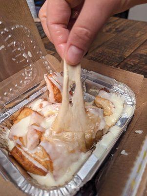 Monkey bread with a delicious raw dough center.