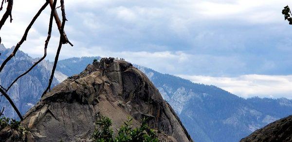 Moro rock from hanging rock spot