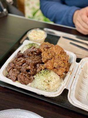 Robust Garlic Chicken and Ribeye Teriyaki Beef