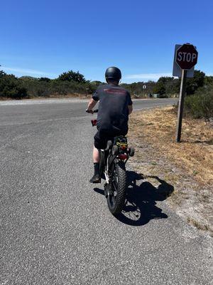 East ride to manzanita from camp