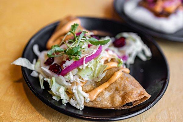 Crispy Plantain Taco ($7)