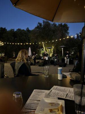 Tricia Freeman Band on the patio