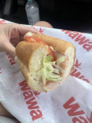 Turkey & cheese hoagie