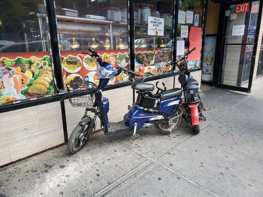 Delivery bikes