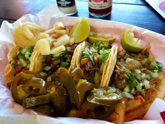 Authentic street tacos. Delish.