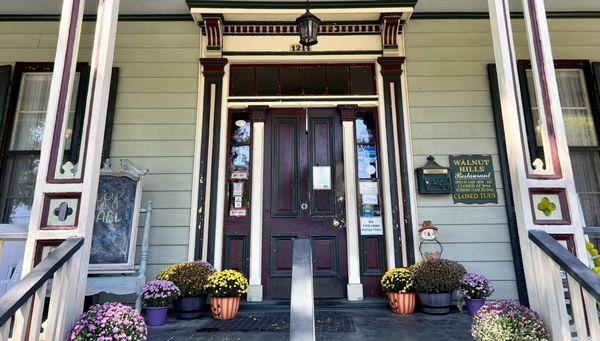 Front door, streetside