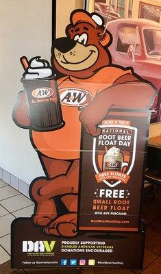 A&W supports our military!!