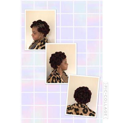 Loc pin curls