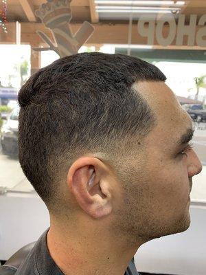 Medium skin fade