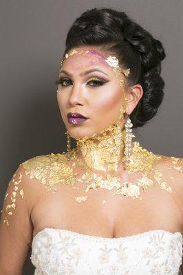 Finale Shoot - design by recent MUA Program Graduate