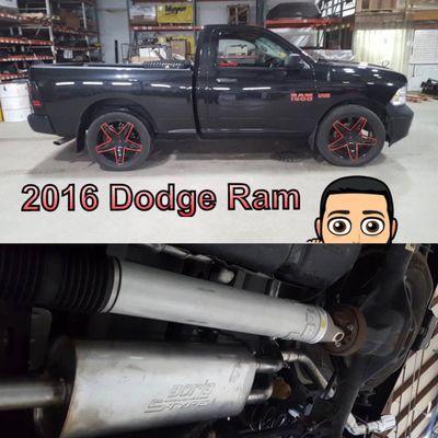 2016 Dodge Ram with new Borla  S-type performance exhaust installed