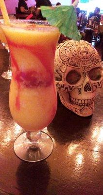 Tequila spiked Mangonada