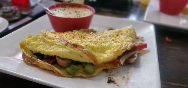 Veggie omelet