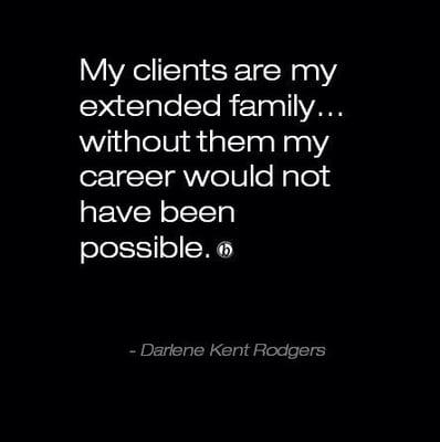 Our appreciation for our clients, such a true statement.