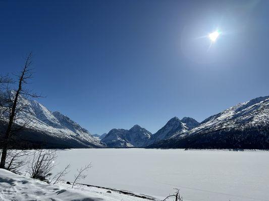 Eklutna Lake - What a beautiful place to ride!