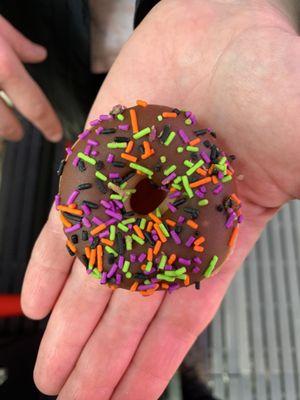 Mini Halloween donut