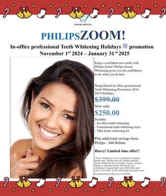 Holidays promotion!