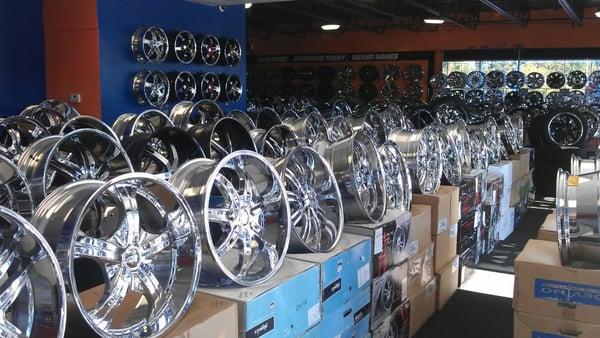 Over 2000 wheels and tires in stock