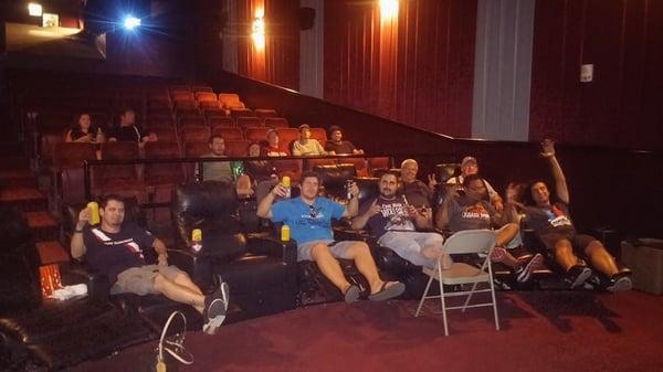 Nola Bimmers crew enjoying the documentary film "Respect your Elders"