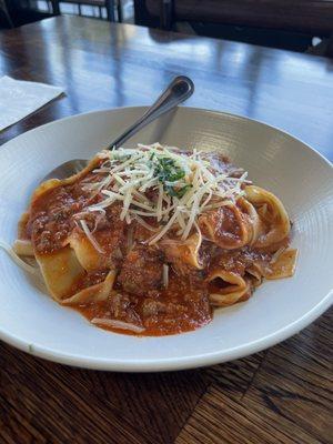 Pappardelle bolognese