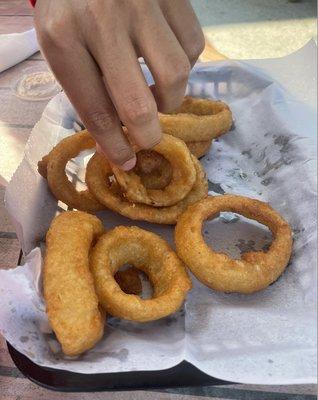 Onion rings were so good they were gone before I could get a good picture!