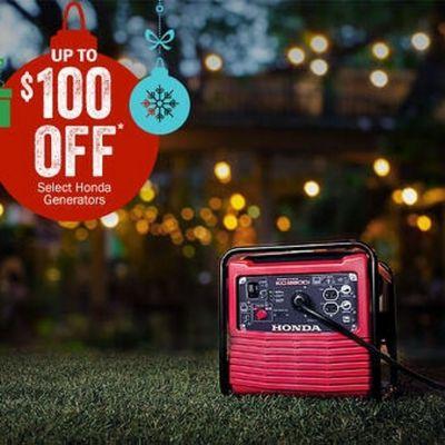 LET'S GENERATE SOME SAVINGS!


Everyone appreciates a gift during the Holiday season. And that's why you can get up to $100 in savings