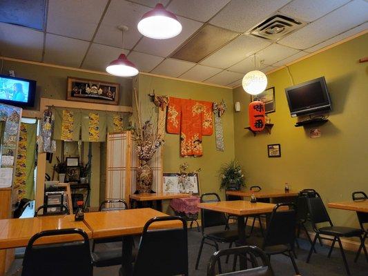 Inside dining area