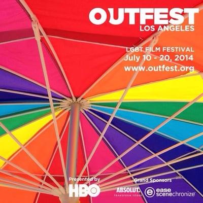 This year's key art for the Outfest Los Angeles LGBT Film Festival