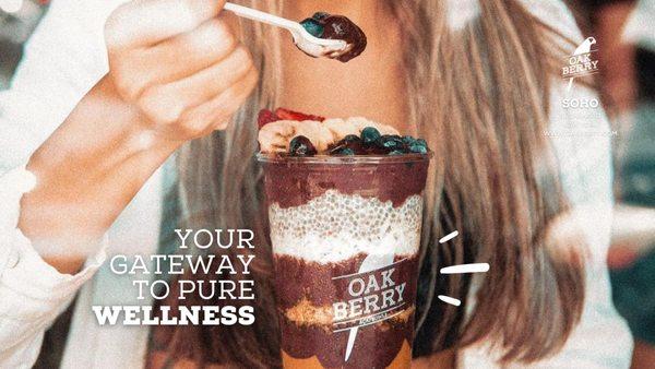 OAKBERRY: Pure, healthy acai bowls & smoothies. No additives. Guilt-free goodness!  Ready for an OAK Bowl or Smoothie?