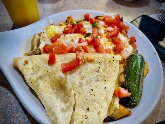 Chili Verde Skillet