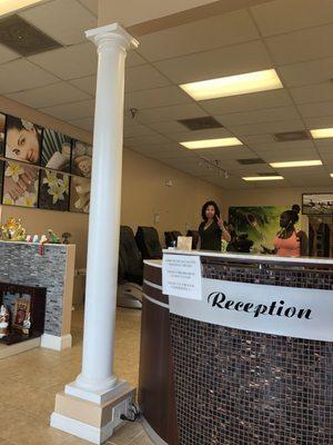 Reception desk