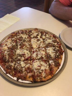 Delicious 12in royal feast pizza