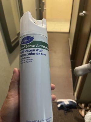 Staff gave me the spray