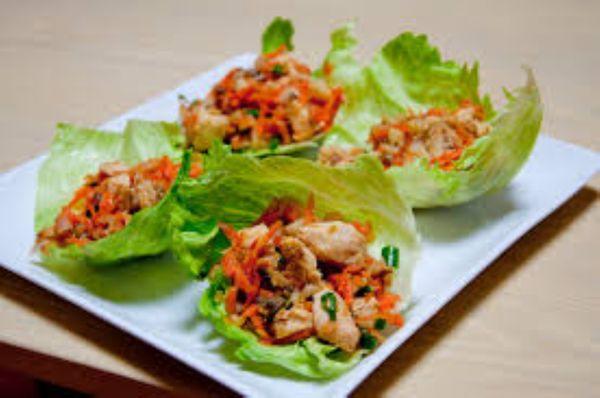 Chicken lettuce Wrap for those Hot Summers