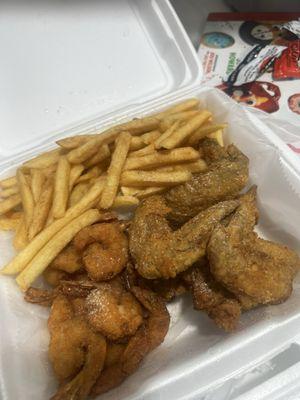 3 Wings and 5 Piece Shrimp Special