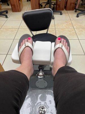 Best pedicure ever!!