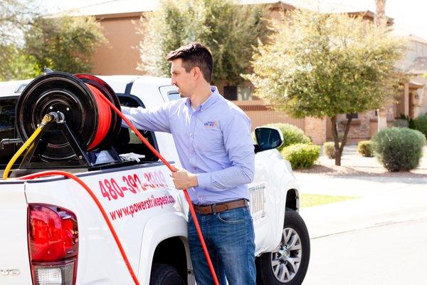 We use a wide variety of different pest control equipment.