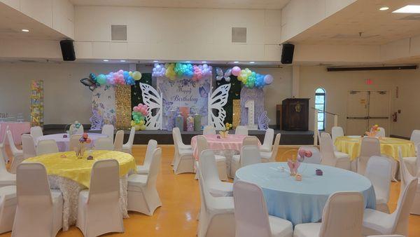 Examples of party setup