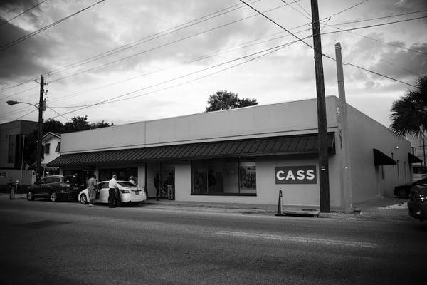 CASS Contemporary - Art Gallery - Tampa - Outside - B&W