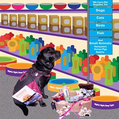 Vet Med carries a variety of pet supplies for dogs, cats, birds, small animals, fish & reptiles.