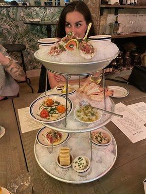 Seafood tower!