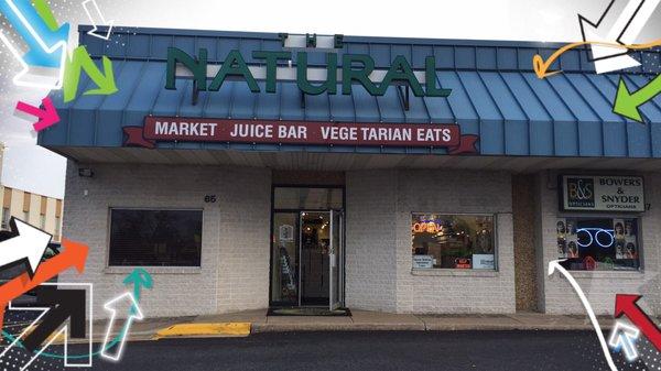 The storefront of our new address: 65 W.Timonium Rd.